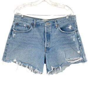Agolde Parker Long Denim Jean Shorts